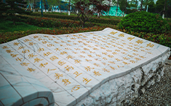 文化標(biāo)識(shí)：校名題寫(xiě) / ?；赵O(shè)計(jì)