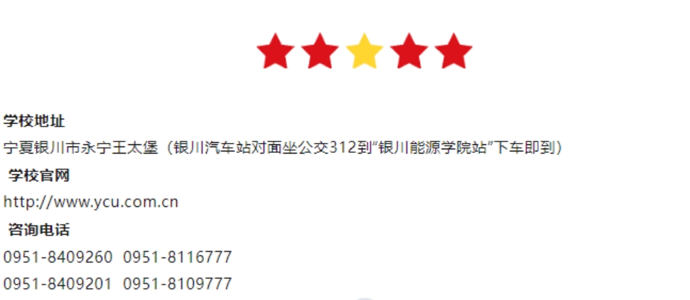 銀川能源學院－2024年招生簡章