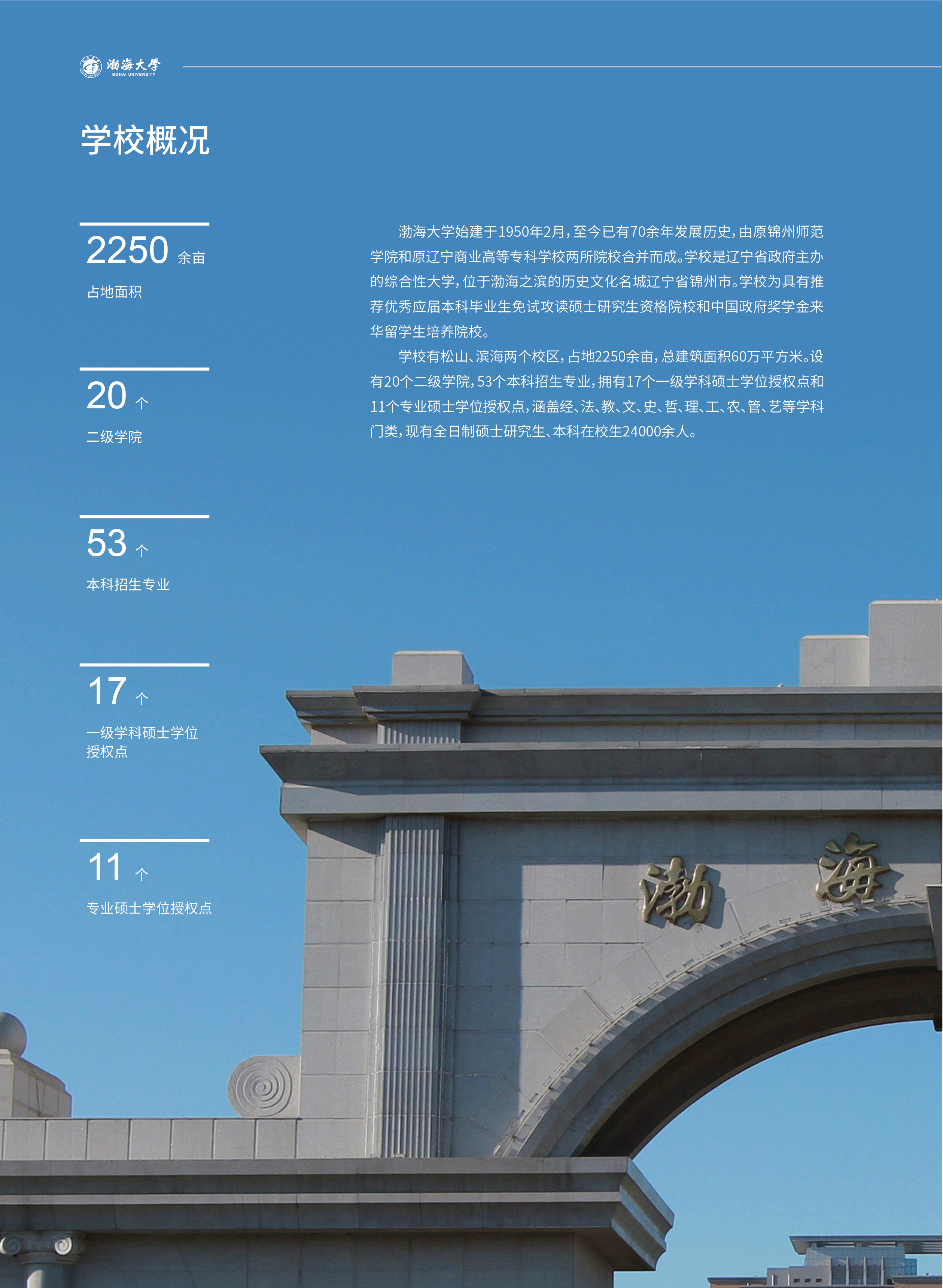 渤海大學(xué)－2024年招生簡(jiǎn)章